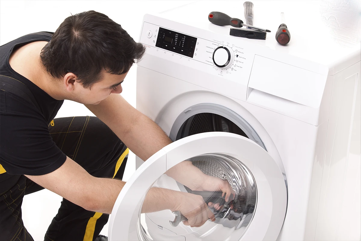 وقتی لباسشویی جنرال الکتریکت لج می‌کنه